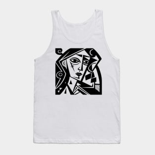 Cubist Witch Tank Top